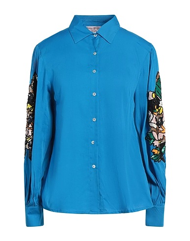 CONNOR & BLAKE Shirts Azure 100% Viscose
