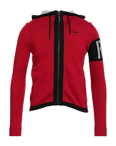AERONAUTICA MILITARE Cardigan Red 100% Cotton