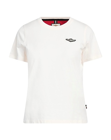AERONAUTICA MILITARE Camiseta CRISTIANO DI THIENE Blanco 92% Algodón, 8% Elastán