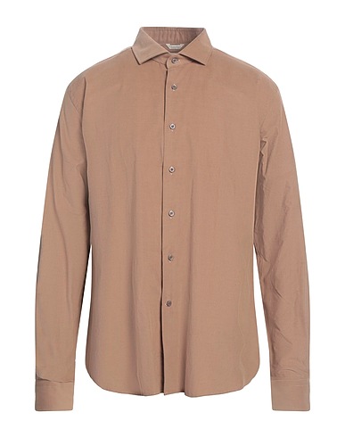 DEL SIENA Chemise de couleur unie 100% Coton