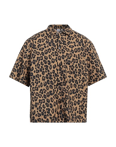 ASPESI Patterned shirt Beige 100% Cotton
