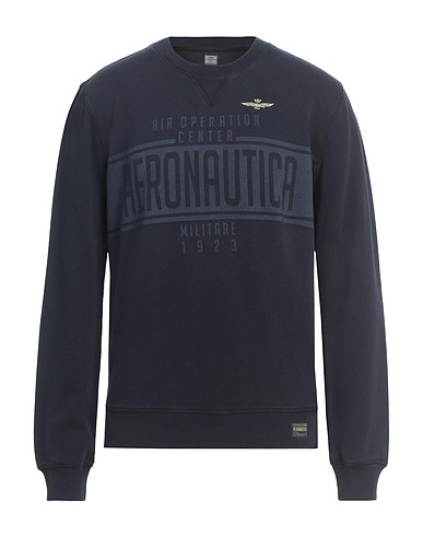 AERONAUTICA MILITARE Sweatshirt Midnight blue 100% Cotton