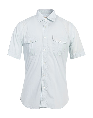 XACUS Solid color shirt CELESTE 100% Cotton