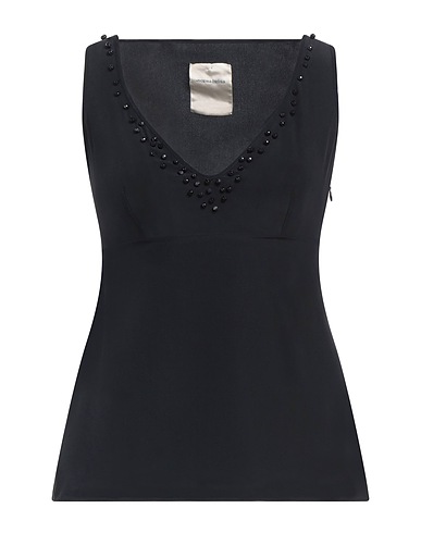 NORMALUISA Top Blu 100% Seta