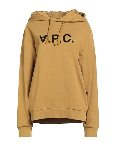 A.P.C. Felpa Giallo ocra 100% Cotone