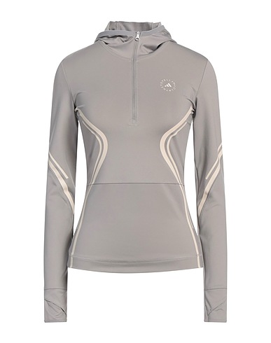 ADIDAS by STELLA McCARTNEY Hooded track jacket  Grey 79% Recycled polyester, 21% Recycled elastane