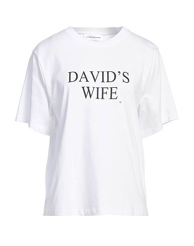 VICTORIA BECKHAM T-shirt White 100% Organic cotton
