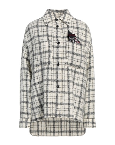 DESTIN Patterned shirts & blouses Cream 80% Wool, 20% Polyamide