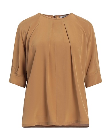 MAX MARA Silk top Camel 100% Silk