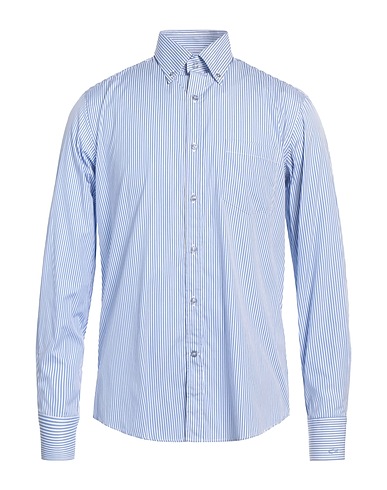 PAUL & SHARK Striped shirt BLU CHIARO 100% Cotton