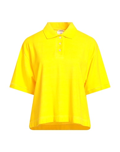ASPESI Polo shirt Yellow 100% Cotton