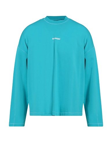 BONSAI Basic T-Shirt Tūrkis 100% Baumwolle