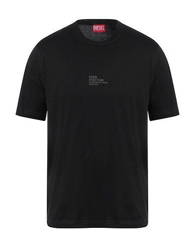 DIESEL Basic T-Shirt Black 100% Cotton