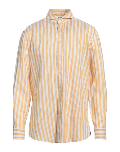 LARDINI Linen shirt Marigold 100% Linen