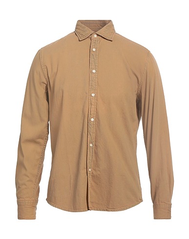DEPERLU Jeanshemd Kamel 100% Baumwolle