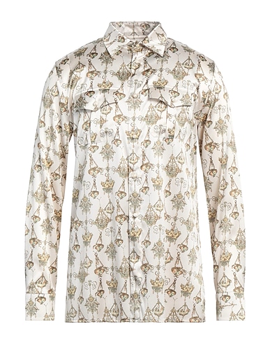 GIVENCHY Patterned shirt 93% Silk, 7% Elastane