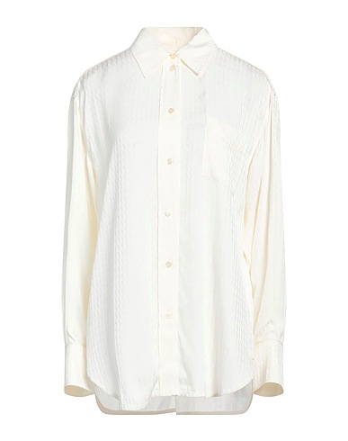 VICTORIA BECKHAM Patterned shirts & blouses Ivory 65% Viscose, 35% Modal