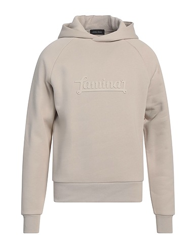 HERNO Hooded track jacket  LAMINAR Beige 80% Cotton, 20% Polyester