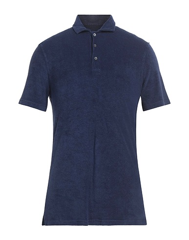 FEDELI Poloshirt Nachtblau 100% Baumwolle