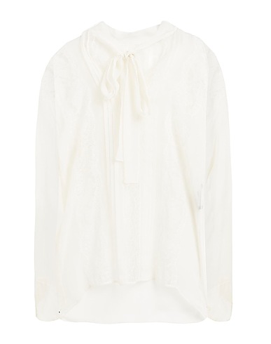 DOLCE&GABBANA Top Ivory 80% Silk, 11% Polyamide, 9% Viscose