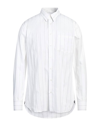 LARDINI Striped shirt White 100% Cotton