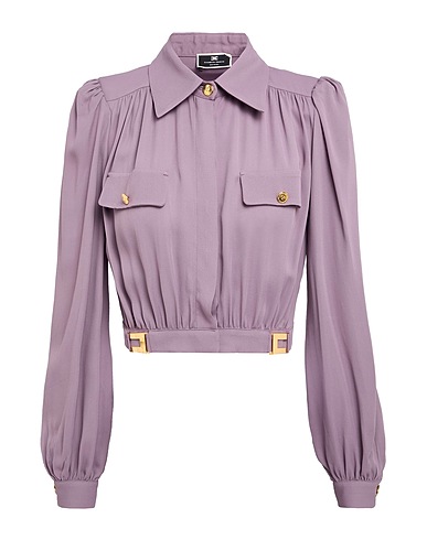 ELISABETTA FRANCHI Shirts Mauve 100% Viscose
