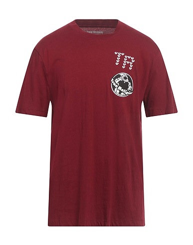 TRUE RELIGION T-shirt Burgundy 100% Cotton