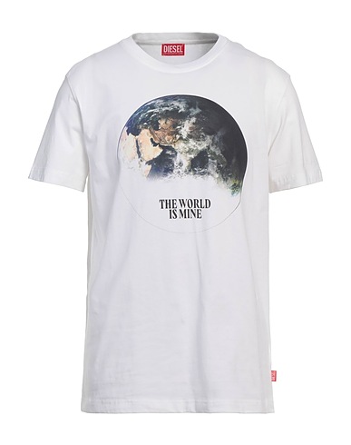 DIESEL T-shirt White 100% Cotton