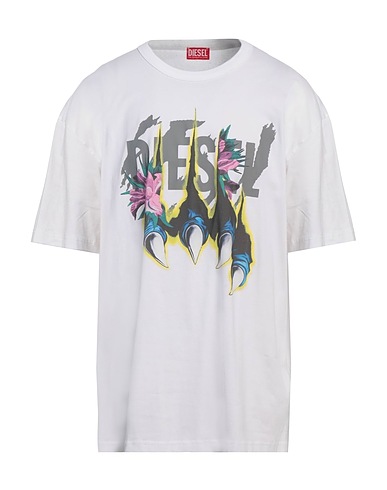 DIESEL T-shirt White 100% Cotton
