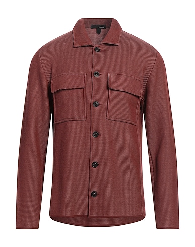 LARDINI Patterned shirt 100% Wool