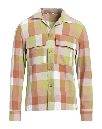 IMPERIAL Checked shirt Green 65% Cotton, 31% Polyester, 4% Other Fibres