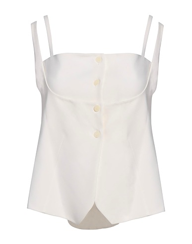 LOW CLASSIC Top Ivory 49% Wool, 49% Polyester, 2% Polyurethane