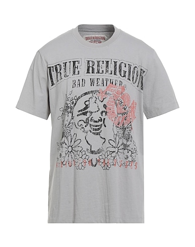 TRUE RELIGION T-shirt GRIGIO 100% Coton