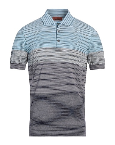 MISSONI Polo Azul celeste 100% Algodón