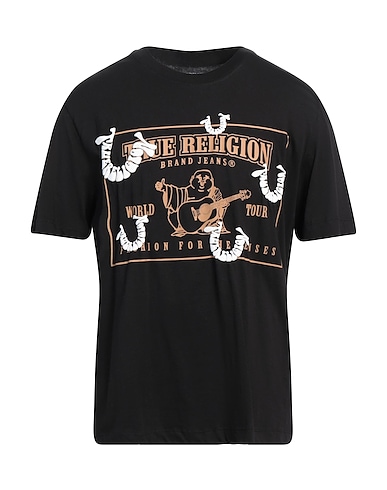 TRUE RELIGION T-shirt Black 100% Cotton