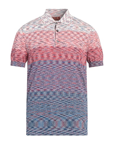 MISSONI Polo shirt Brick red 100% Cotton