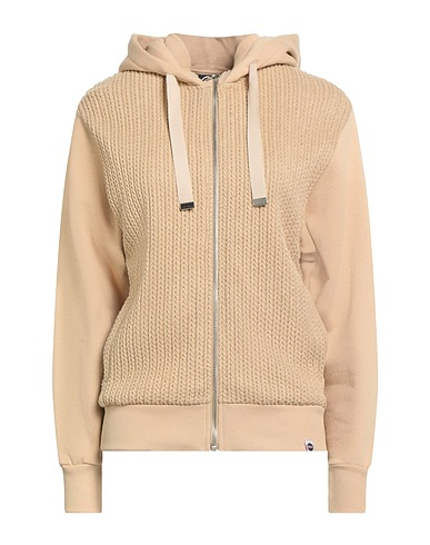 COLMAR Hooded track jacket  Sand 50% Viscose, 28% Polyester, 22% Polyamide