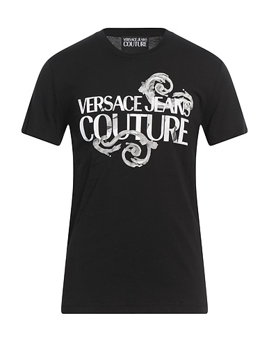VERSACE JEANS COUTURE T-shirt Black 100% Cotton