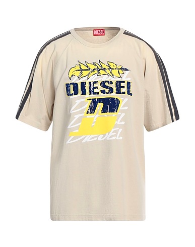 DIESEL T-Shirt Beige 100% Baumwolle