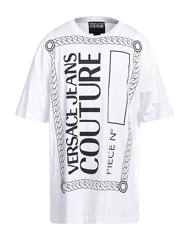 VERSACE JEANS COUTURE T-shirt White 100% Cotton