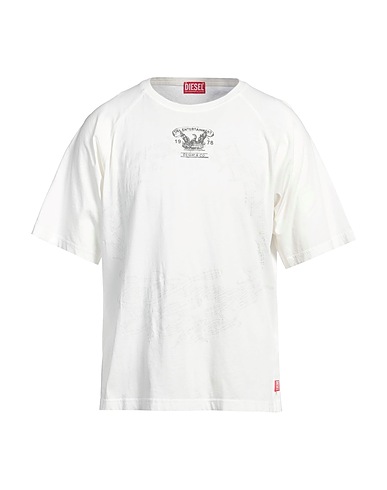 DIESEL T-shirt White 100% Cotton