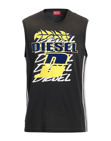 DIESEL T-shirt Charcoal 100% Cotton