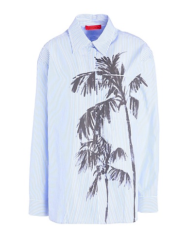 MAX&Co. Striped shirt LAMBERT
 Light blue 100% Cotton