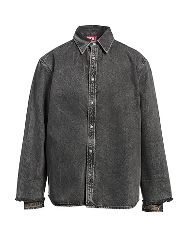 DIESEL Denim shirt Black 100% Cotton