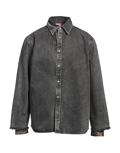 DIESEL Denim shirt NERO 100% Cotton