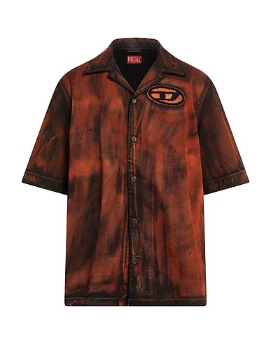 DIESEL Camicie Ruggine 100% Cotone