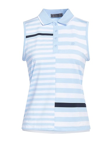 G/FORE Polo shirt Sky blue 92% Polyester, 8% Elastane