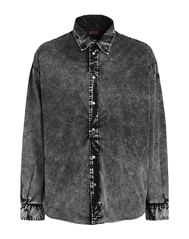 DIESEL Denim shirt Grey 100% Cotton