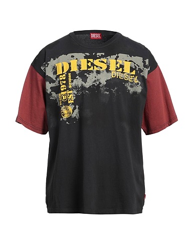 DIESEL T-shirt Charcoal 100% Cotton