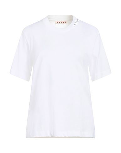 MARNI Basic T-Shirt White 100% Cotton